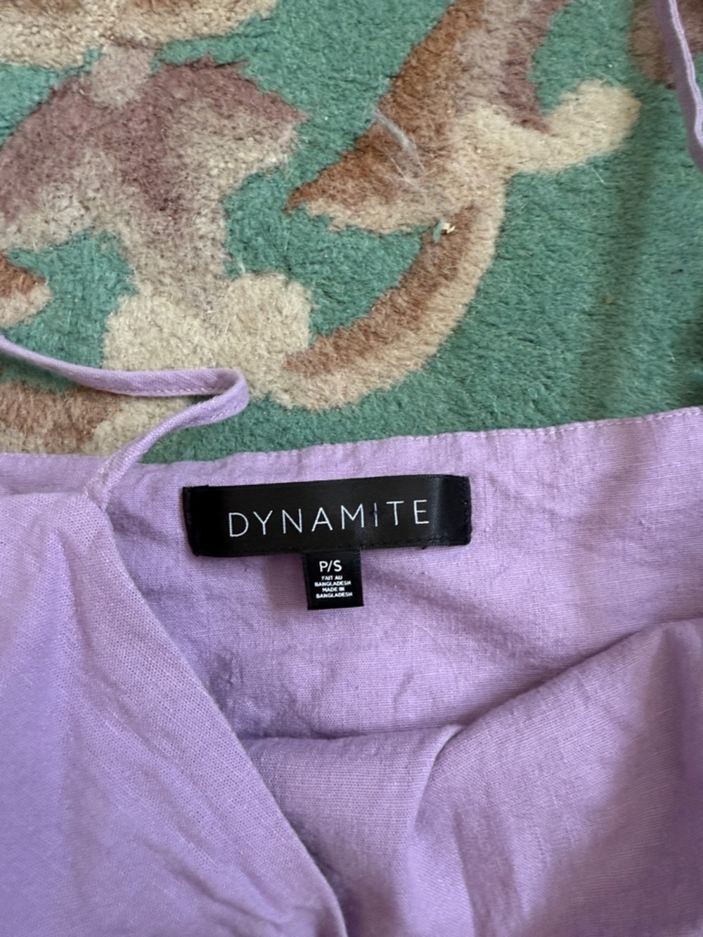 LINEN BLEND BODYCON DRESS - Picture 2 of 4